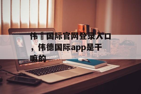 伟徳国际官网登录入口，伟德国际app是干嘛的